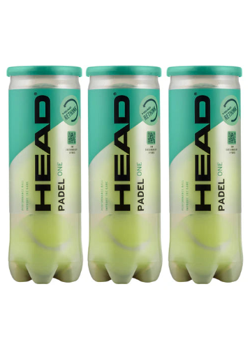 HEAD ONE Tube de 3 balles de padel