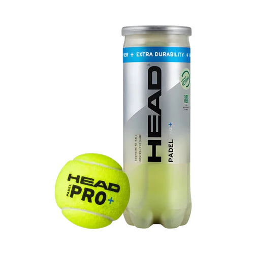 HEAD PRO+ Tube de 3 balles de padel