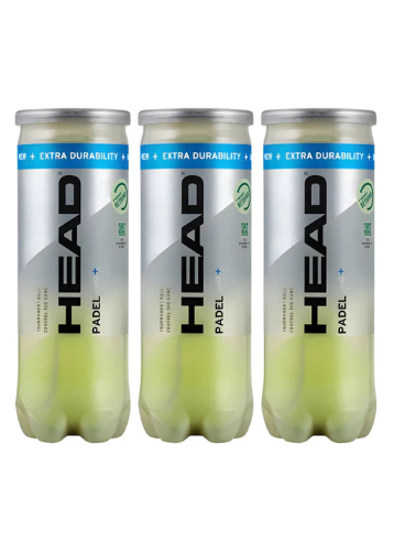 HEAD PRO+ Tube de 3 balles de padel