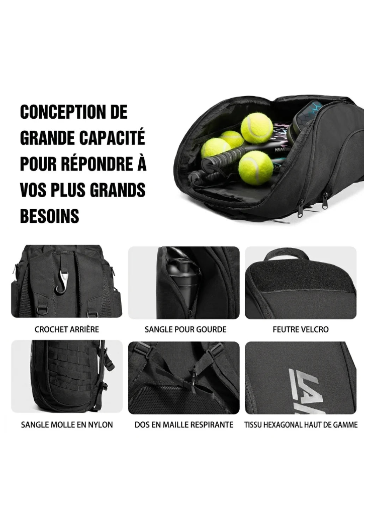Sac de padel complet – Tout ton équipement au même endroit