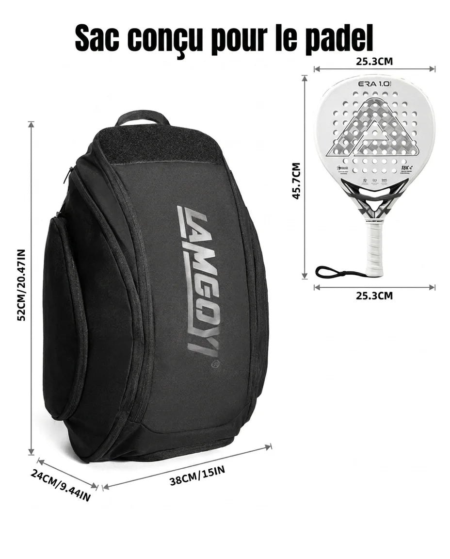 Sac de padel complet – Tout ton équipement au même endroit
