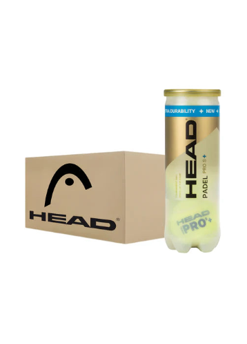 HEAD PRO S+ Tube de 3 balles de padel